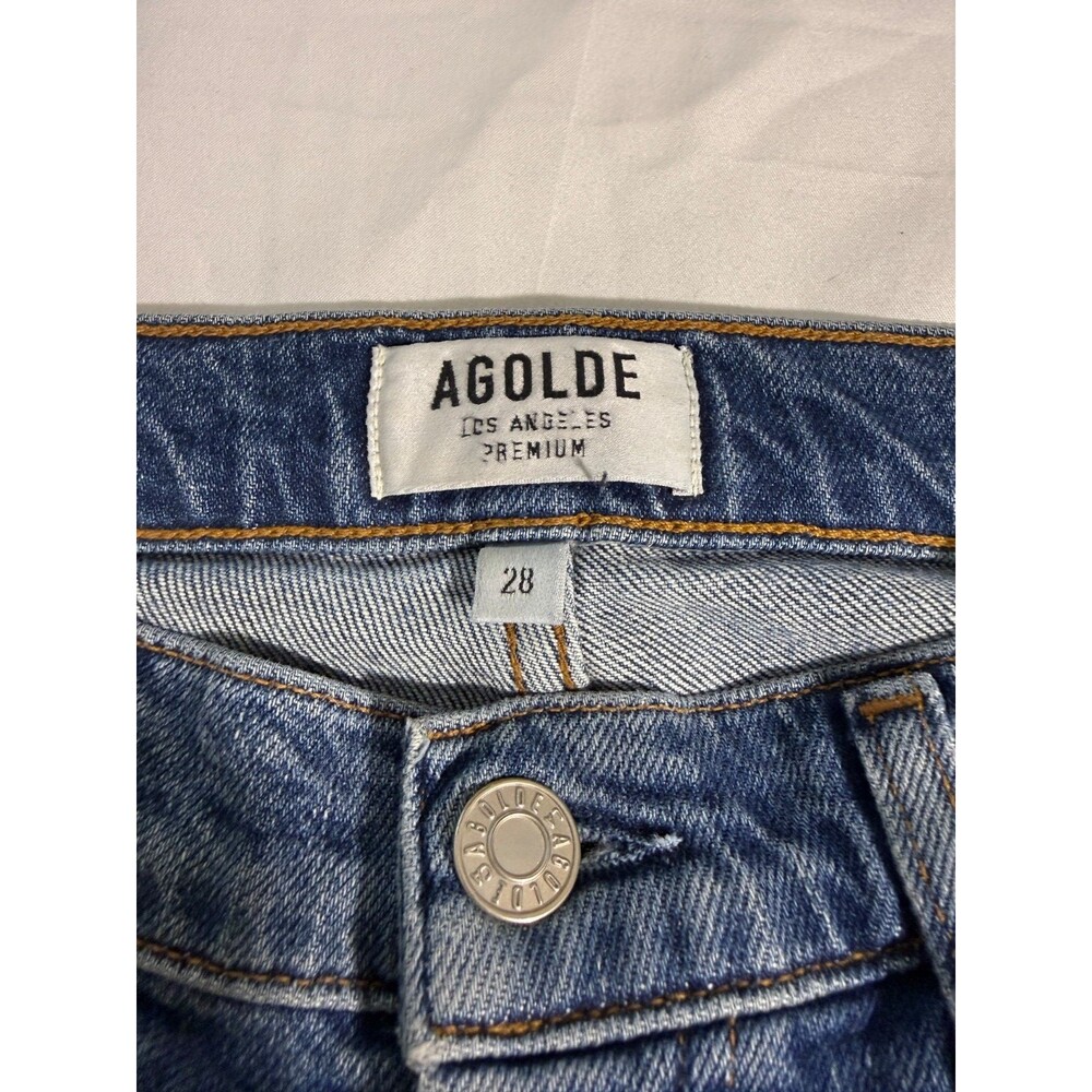 Agolde Pinch Waist High Rise Kick Size 28 Cut 4837 - Picture 5 of 16